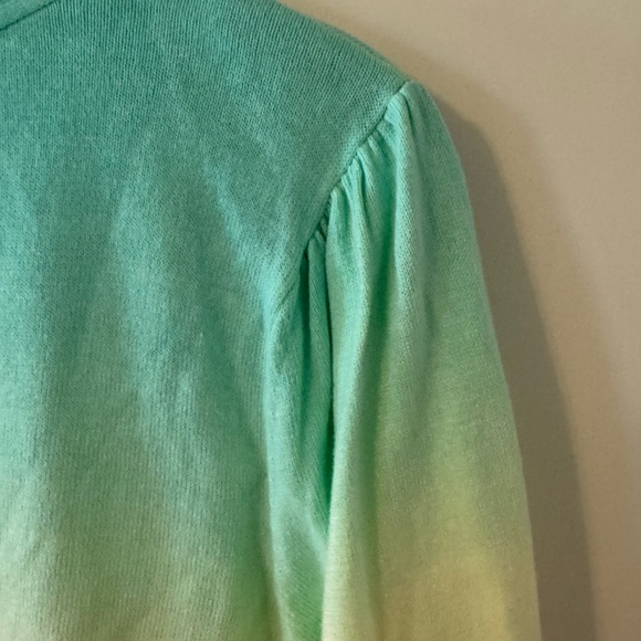 Crown & Ivory NWT Rainbow Ombre Cardigan Pastel Long Sleeve New With Tags Large - Picture 3 of 9